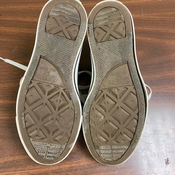 Converse Chuck Taylor All Star OX Women's Low Top Seasonal Gray Sneakers, size 7 - Picture 10 of 12